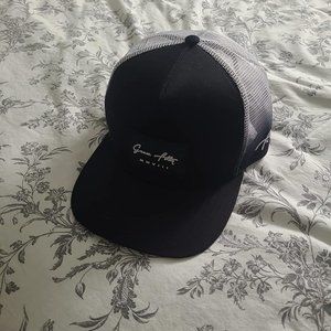 Grace Folly Trucker Hat for Men & Women. Snapback Mesh Caps- Black with Fade